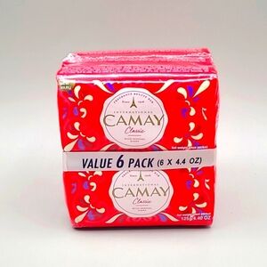 CAMAY Classic Fragrance Beauty Bars, Sensual Scent (Pack of 6), NWOT